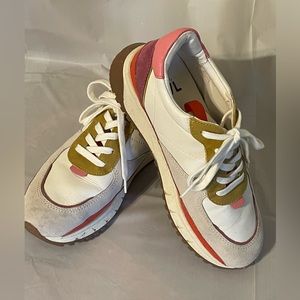 Madewell Kickoff Trainer Sneakers in Bright Colorblock Leather